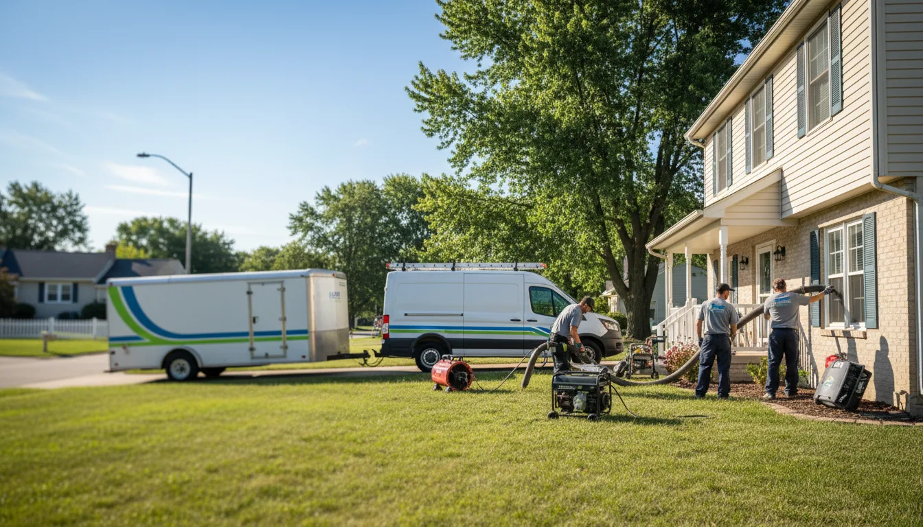 Flooded Basement Restoration And Cleanup With Repair in Wyoming, NY near me